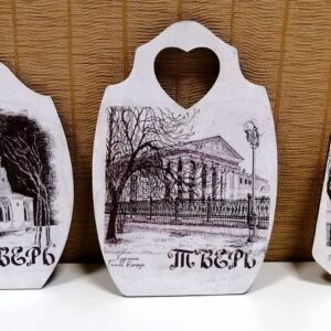 Сувенир доска разделочная "Тверь" (фанера)